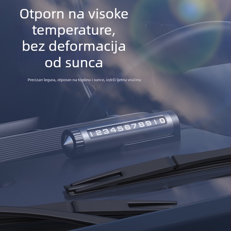 Metalni znak za parkiranje, marka YJ, model YJ051, skriveni tip, tiskano logo