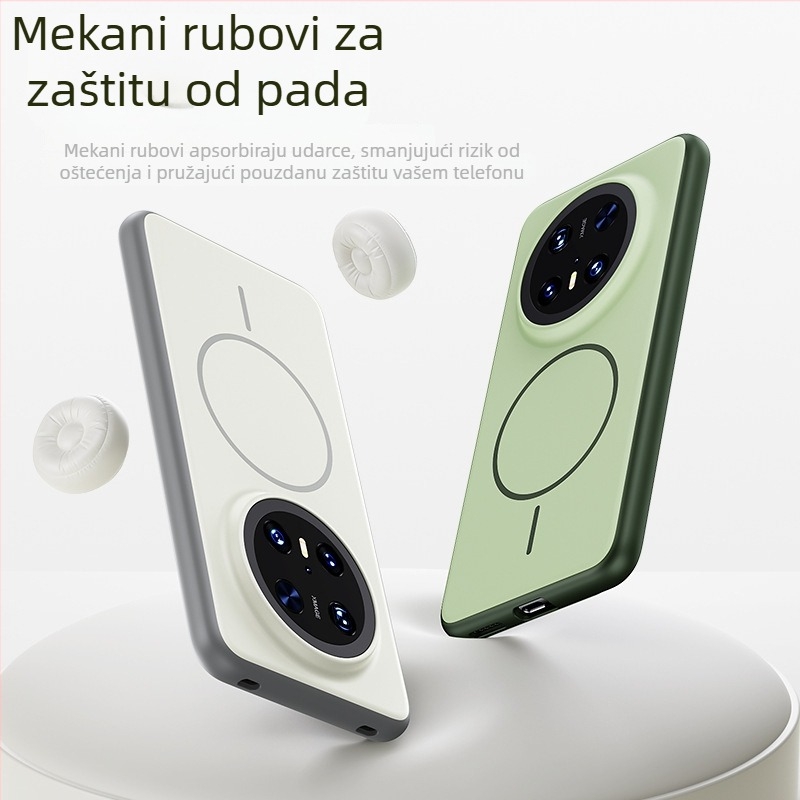 Zaštitna futrola za Huawei P90 Pro Max, serija Unbounded, potpuno pokriće, dodir kože, mat završni sloj, magnetsko prianjanje