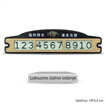 Privremena oznaka za parkiranje - plastika, VIP serija, izuzetno jaka adhezija, prilagodljiva