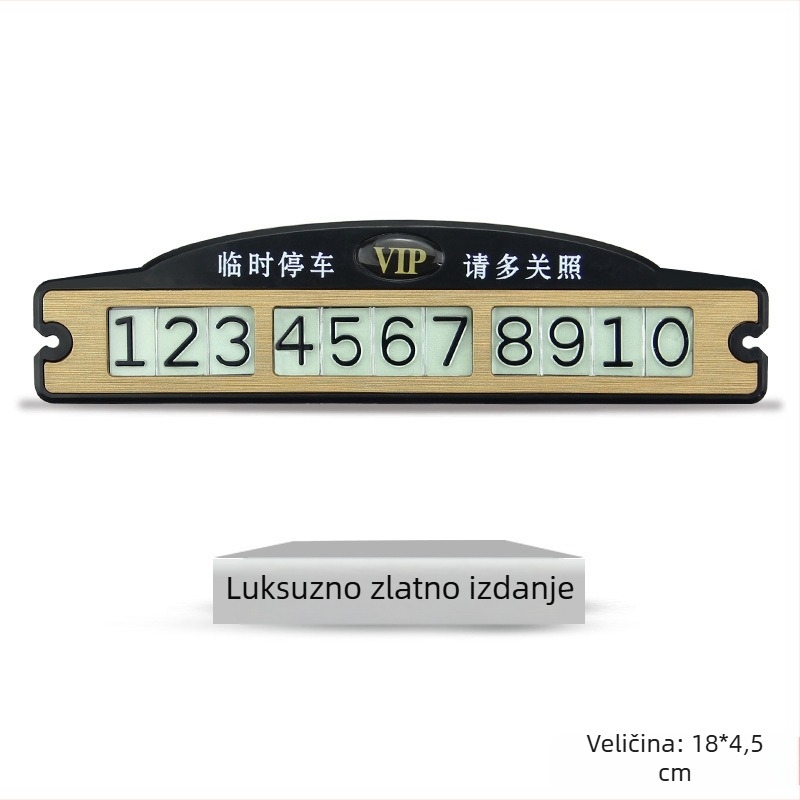 Privremena oznaka za parkiranje - plastika, VIP serija, izuzetno jaka adhezija, prilagodljiva