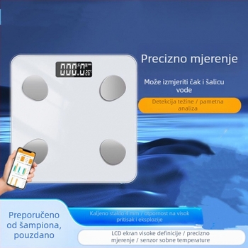 Vaga za tjelesnu masnoću – inteligentna, visoke preciznosti, za odrasle, marka Unique