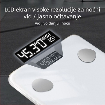 Vaga za tjelesnu masnoću – inteligentna, visoke preciznosti, za odrasle, marka Unique