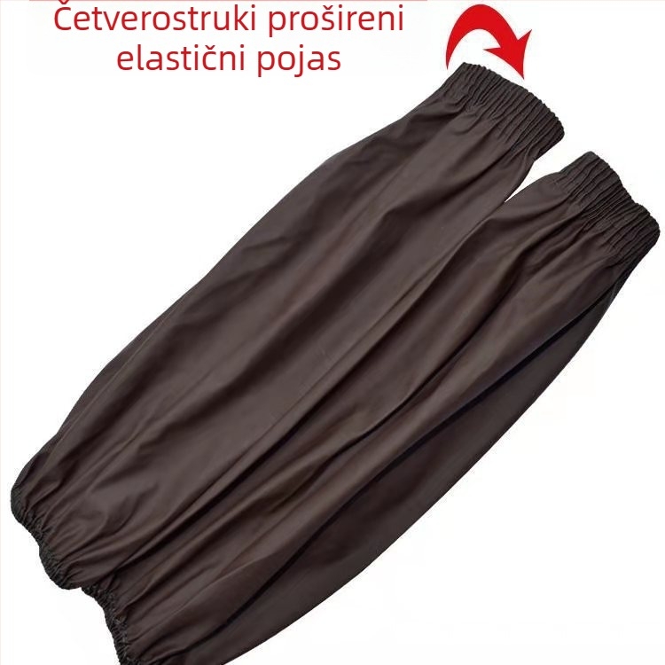Kožni rukav za podlakticu - vodootporan i otporan na ulje, produženi PU premaz, za odrasle, unisex, kuhinjska rad