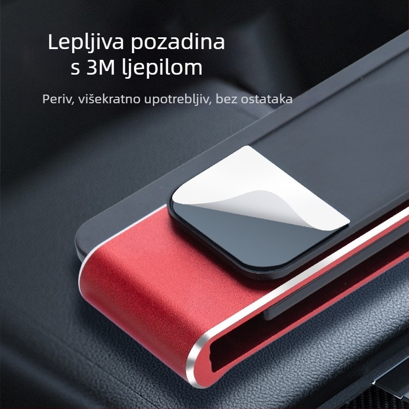 Privremena pločica za parkiranje automobila - aluminijska legura, model G201, moguć prilagodba, ispis logotipa moguć, skriveni tip