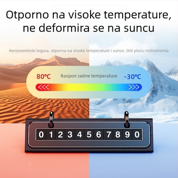 Metalni stolni kalendar za automobilnu ukrasu, model 1714, skriveni tip, mogućnost tiska logotipa
