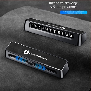 Privremena registarska pločica s kliznim mehanizmom za Tengshi D9/N7 — Marka: Universal, Podrijetlo: Guangzhou, Materijal: Drugo
