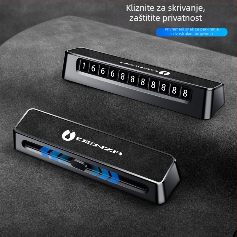 Privremena registarska pločica s kliznim mehanizmom za Tengshi D9/N7 — Marka: Universal, Podrijetlo: Guangzhou, Materijal: Drugo