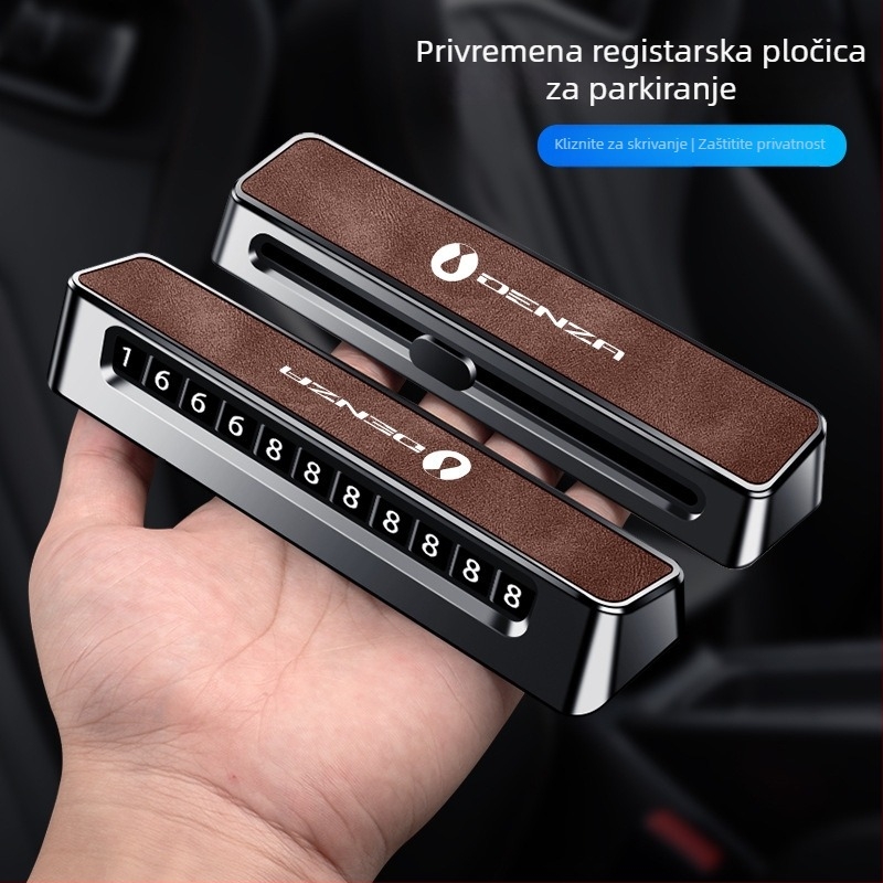 Privremena registarska pločica s kliznim mehanizmom za Tengshi D9/N7 — Marka: Universal, Podrijetlo: Guangzhou, Materijal: Drugo