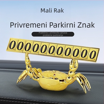 Chiweng metalni skriveni auto ukras – Privjesak za privremenu parkirnu ploču i premještanje registarske ploče, bez prilagodbe
