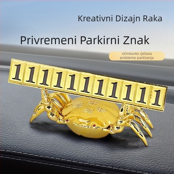 Chiweng metalni skriveni auto ukras – Privjesak za privremenu parkirnu ploču i premještanje registarske ploče, bez prilagodbe