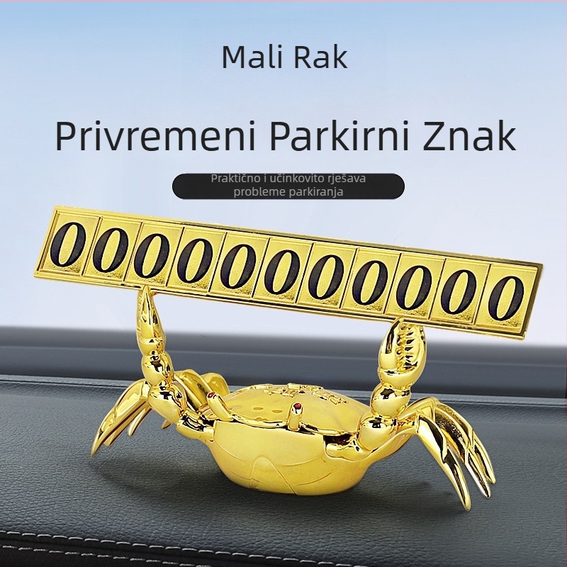 Chiweng metalni skriveni auto ukras – Privjesak za privremenu parkirnu ploču i premještanje registarske ploče, bez prilagodbe