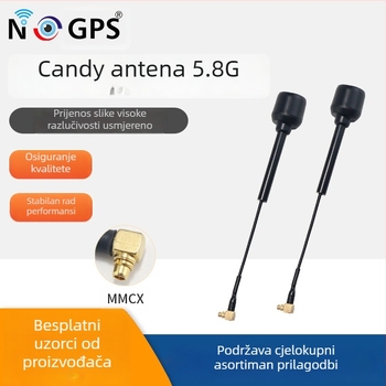 Antena za dron visoki zisk 5.8 GHz, Mushroom Head, 2 dB, 50 Ω, VSWR ≤ 2.0