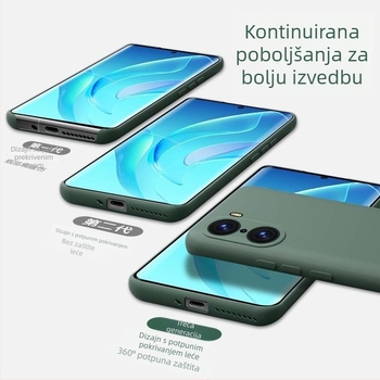 Kućište za HONOR 60 Pro od tekućeg silikona – otporno na habanje, padove, otiske prstiju, premaz spreja