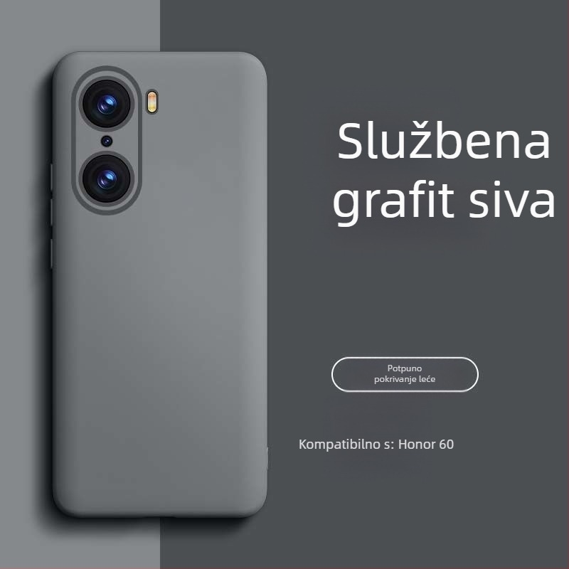 Kućište za HONOR 60 Pro od tekućeg silikona – otporno na habanje, padove, otiske prstiju, premaz spreja