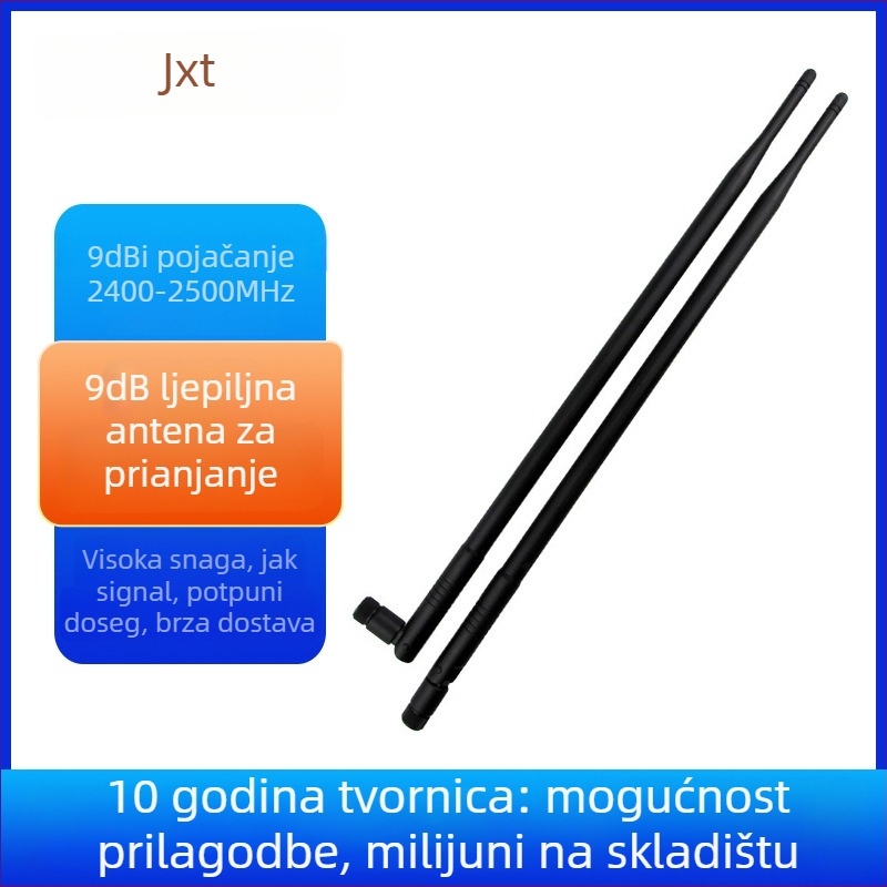 WiFi antena 2,4 GHz, SMA priključak, omnidirekcijska, 9 dBi, visok dobitak