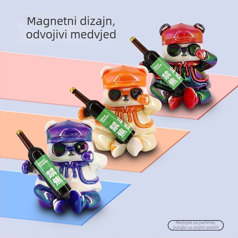 Dekoracija za ploču s medvjedićem - plastika, model TC-230, ispis logotipa, prilagodba dostupna