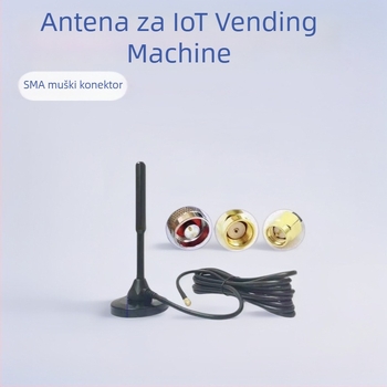 GSM 4G/3G IoT antena za automat za prodaju s bakrenom šipkom i usisnom čašom, auto GPRS antena