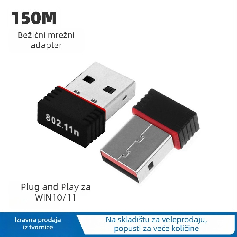 USB WiFi adapter za set-top box, dvopojasni, 2,4/5,8 GHz, 600 Mbps, RTL8811CU