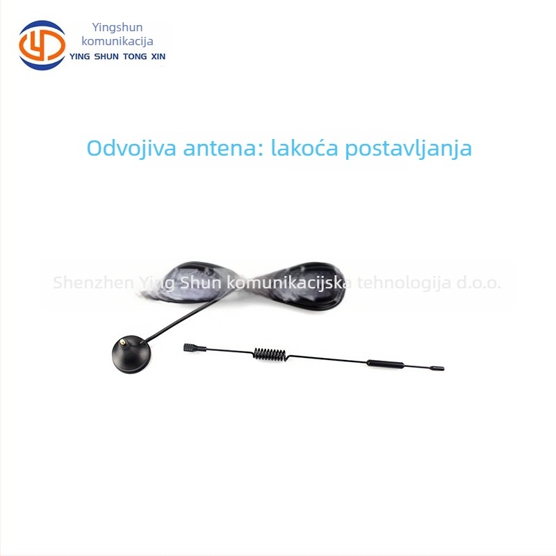Yingshun 4G punopojasna antena s usisivačem, omnidirekcionalna, visok dobitak, 698-960/1710-2690 MHz