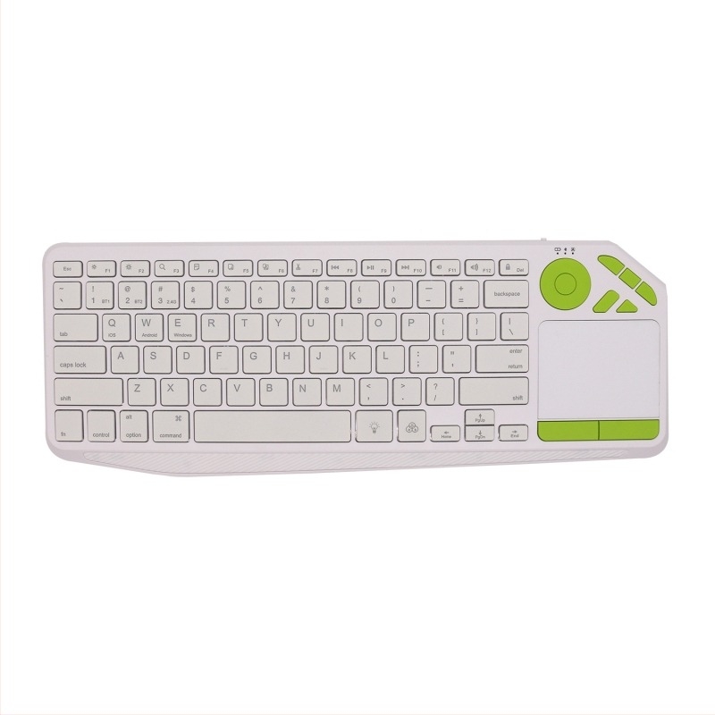 Bežična tipkovnica BK9801T s Bluetoothom i dvostrukim načinom 2.4G, dodirne tipke, ergonomski dizajn, multimedijske tipke, OEM kompatibilno