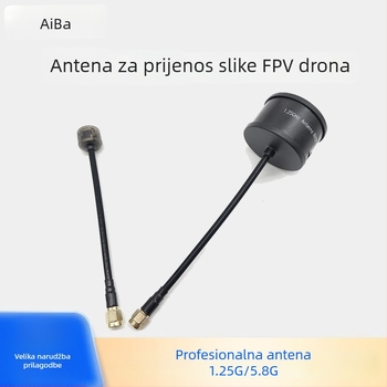 Antena za dron, FPV prijenos videa, visok dobitak, dizajn rod/Lollipop, pojasevi 5,8 GHz i 1,2–1,3 GHz