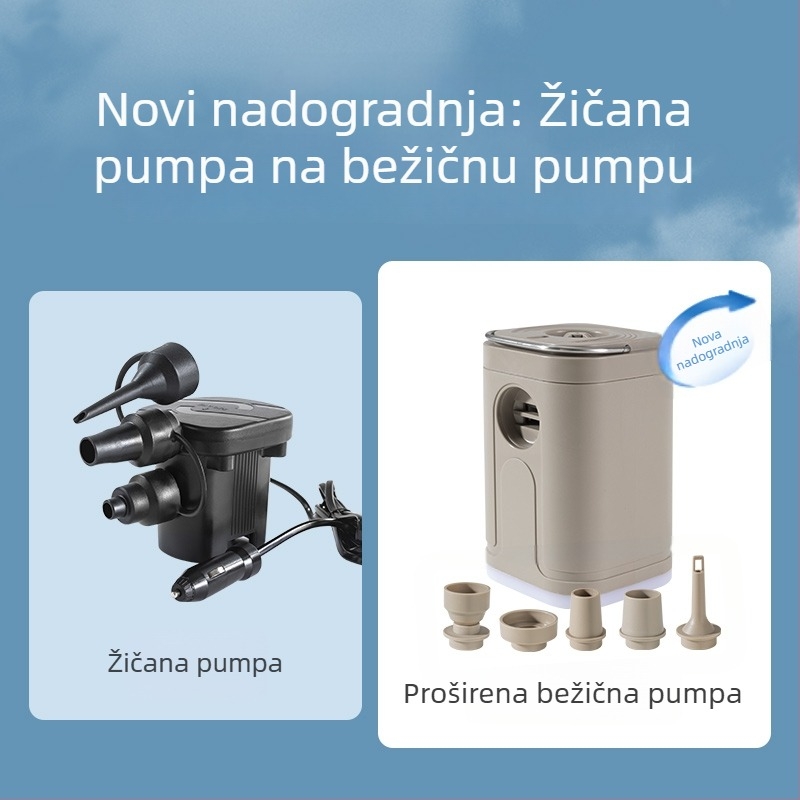 SUV napuhiva auto ležaj, model YS04, nosivost 200 kg, ručno napuhavanje, materijal flocking, univerzalna kompatibilnost