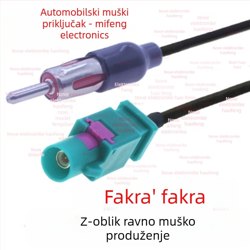 Kabel za proširenje GPS antene s Fakra Z ženskim priključkom za automobilsku utičnicu, RF RG174 kabel