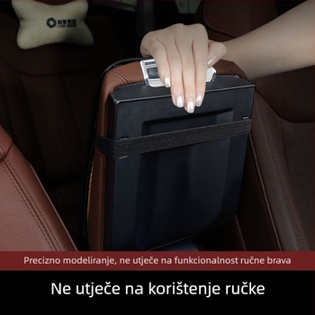 Kožni jastučić za naslon za ruku automobila, univerzalna prilagodba, prilagodljiv