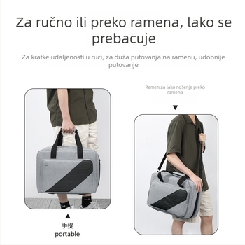 Torba za PS5 konzolu i kontroler – otporna na ogrebotine i habanje, poliester, šivena, kompatibilna sa Sony PS5, težina 1,07 kg