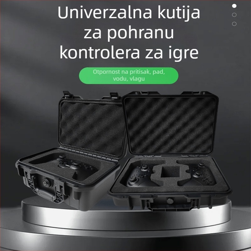 Kutija za pohranu gamepada Switch Pro/PS5/Xbox – prijenosna tvrda zaštita, injekcijsko oblikovanje, PP materijal s visoko gustoćnom pjenom, kompatibilna većinom gamepada