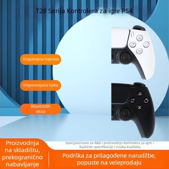 Bežični kontroler za igranje T28 USB-C s vibracijom, za PC i PS4