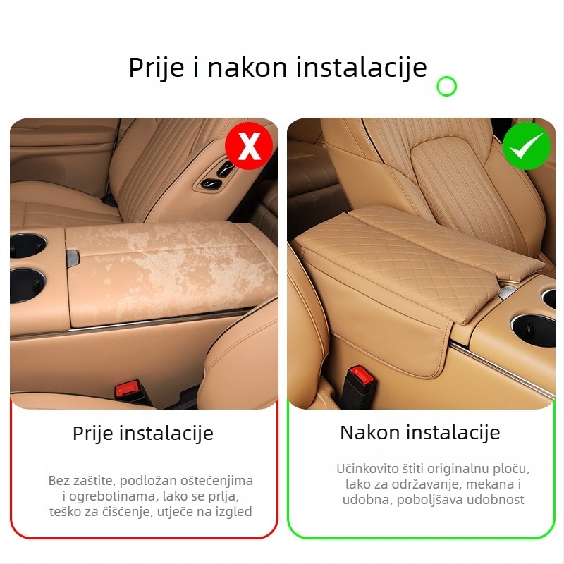 Kožna navlaka za središnji naslon za ruku s podiznim jastučićem za Lantu Dreamer