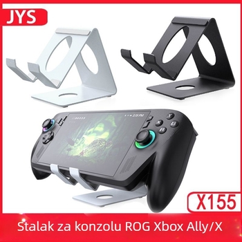 Stolni držač za ROG Xbox Ally/X Handheld, Switch OLED, Switch 2 i Steam Deck — Čelična konstrukcija, Model JYS-X155