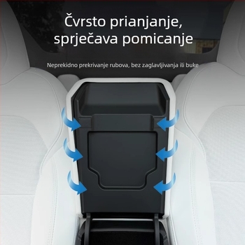 Zaštitni poklop za pretinac naslona za ruku Tesla Model 3/Y – unutarnji dekorativni dodatak