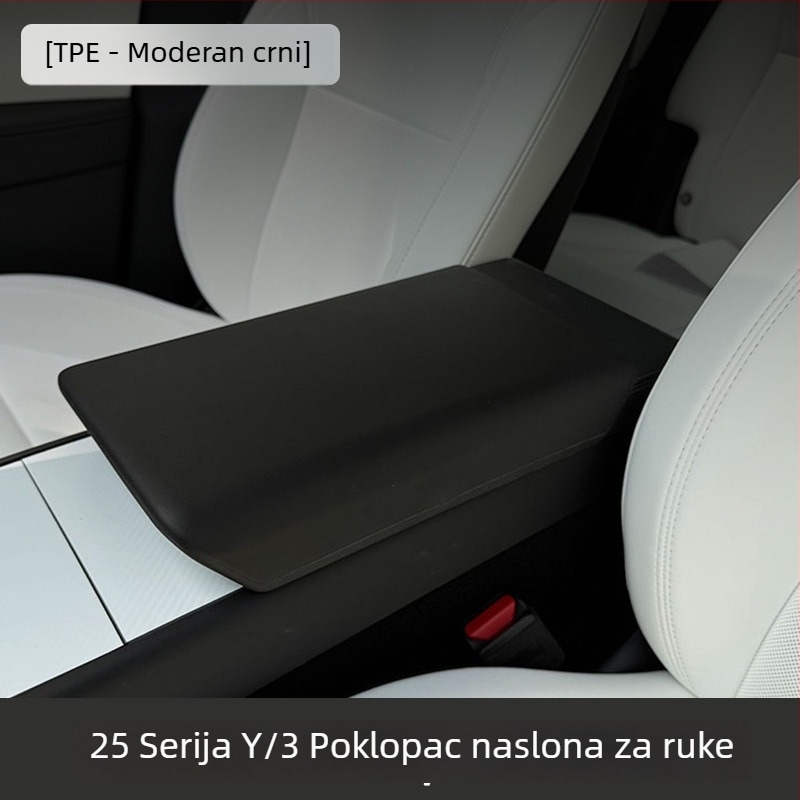 Zaštitni poklop za pretinac naslona za ruku Tesla Model 3/Y – unutarnji dekorativni dodatak