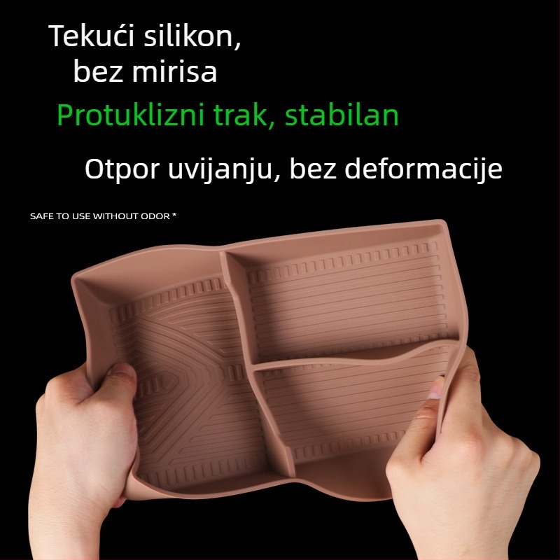 Silikonska unutarnja zaštitna podloga za Lado L90 pretinac naslona – protiv prljavštine, protuklizna, moguć tisak logotipa