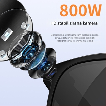 V3 pametne naočale: 8MP kamera, AI prijevod, Prepoznavanje objekata, Bluetooth pozivi, 2GB RAM