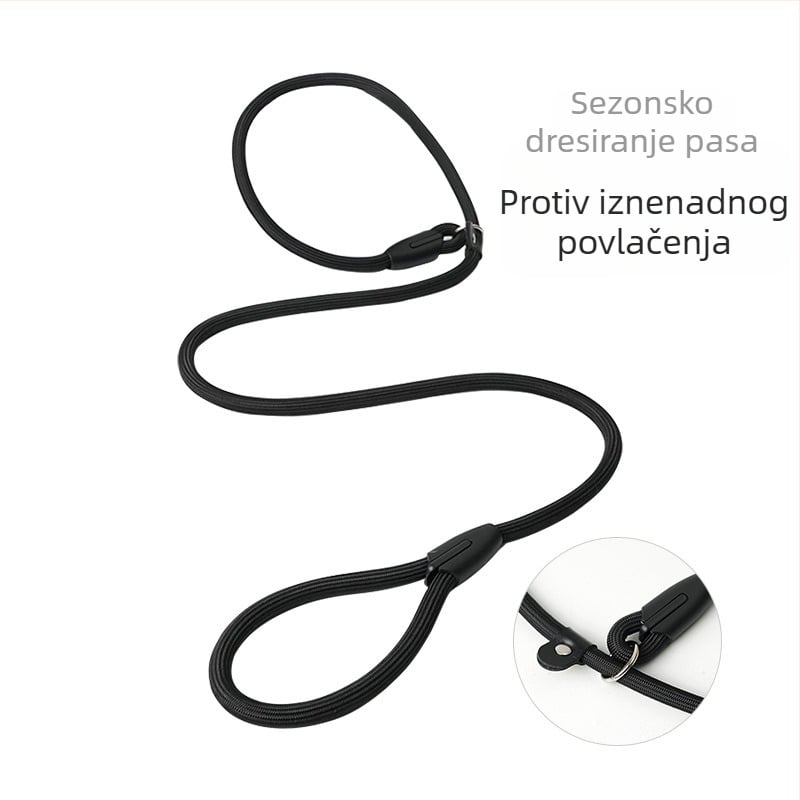Najlon uzica za pse s P-lancom, reflektirajuće noćne šetnje, za male i srednje pse, trening