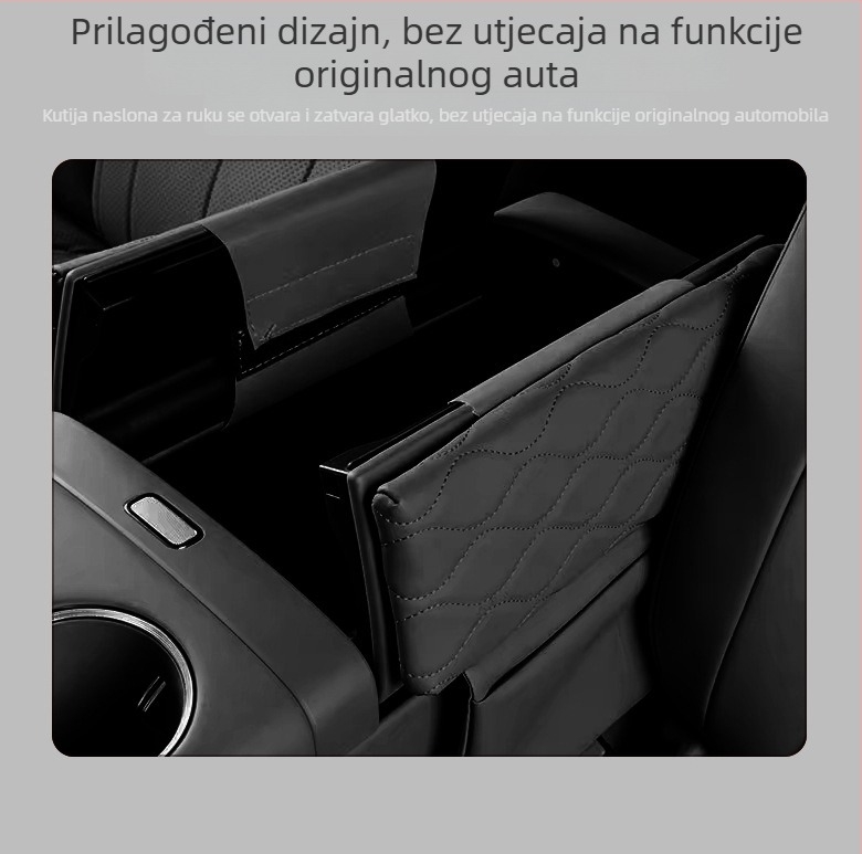 Kožni zaštitni jastučić za naslonjač za ruku za Chery Tiggo 9 — Forge Ahead središnji poklopac naslona za ruku s podiznim jastučićem