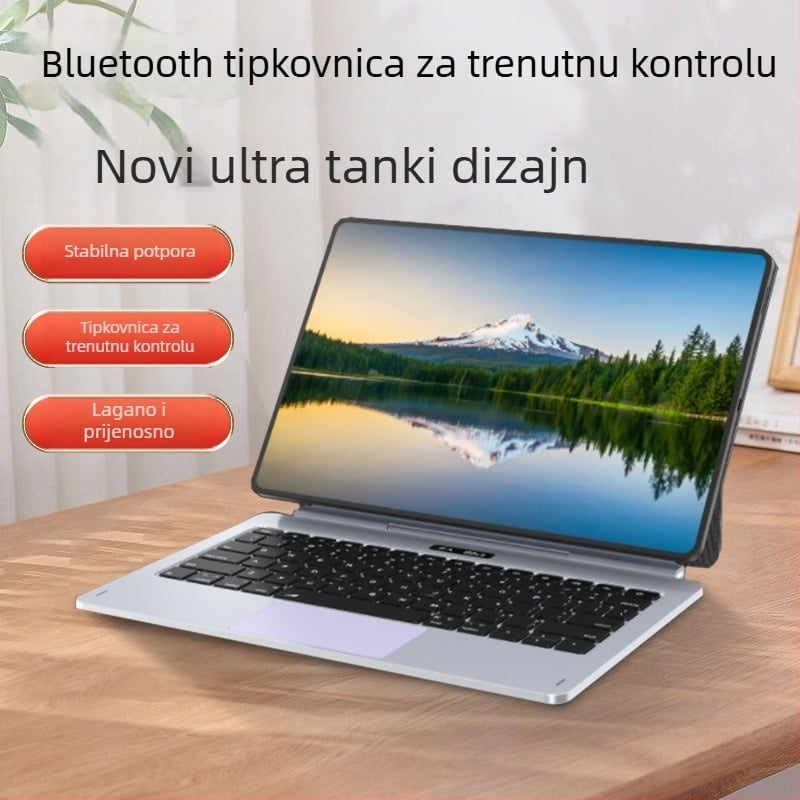 Magnetska lebdeća tipkovnica Samsung S9/S13 uz univerzalno zaštitno kućište za iPad 10. generaciju