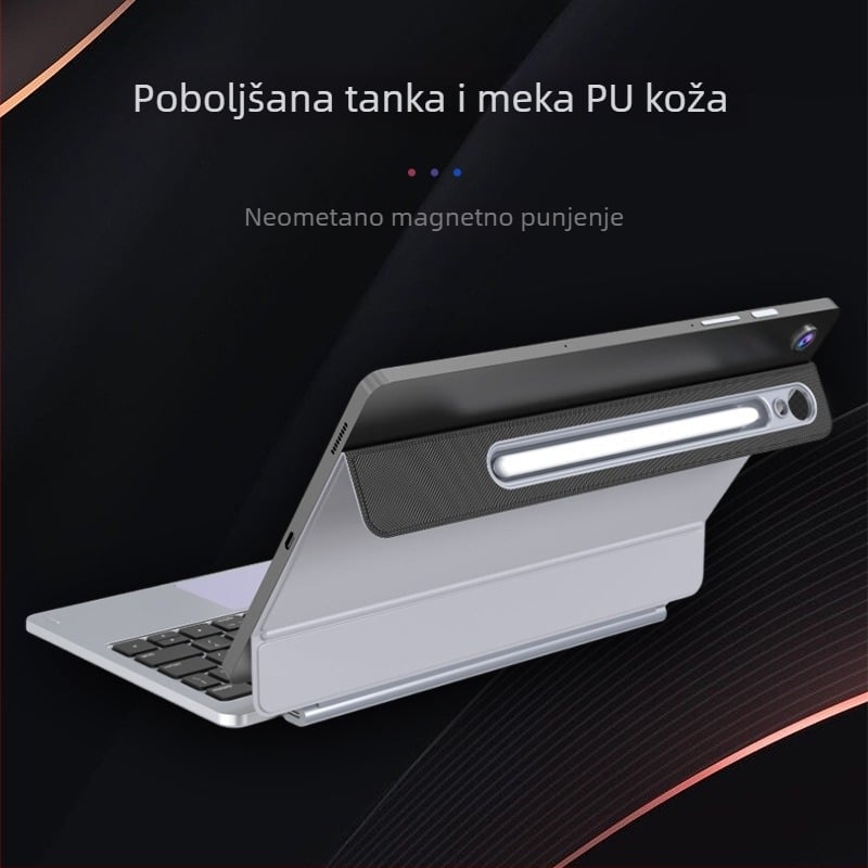 Magnetska lebdeća tipkovnica Samsung S9/S13 uz univerzalno zaštitno kućište za iPad 10. generaciju