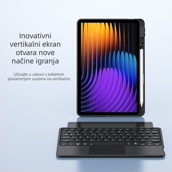 Bežični Bluetooth tipkovnica s magnetskim podjelom za Xiaomi Tablet 7/7 Ultra — ergonomska podrška, težina 670 g