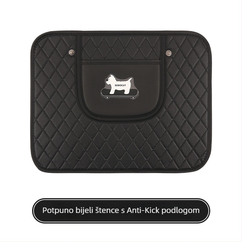 Zaštitna podloga za stražnju sjedalicu automobila s dizajnom jazavčića – sva godišnja doba, PU materijal, punilo spužva, marka Cow mom craft