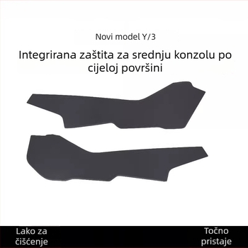 Tesla Model 3/Y bočna zaštitna pločica središnje konzole (kick pad) – sve sezone, TPE, kod YS-01