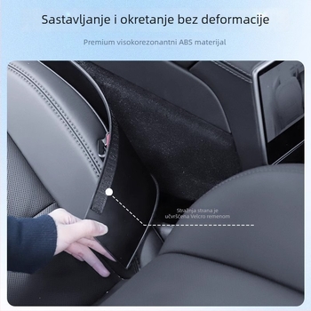 Tesla Model 3/Y bočna zaštitna pločica središnje konzole (kick pad) – sve sezone, TPE, kod YS-01