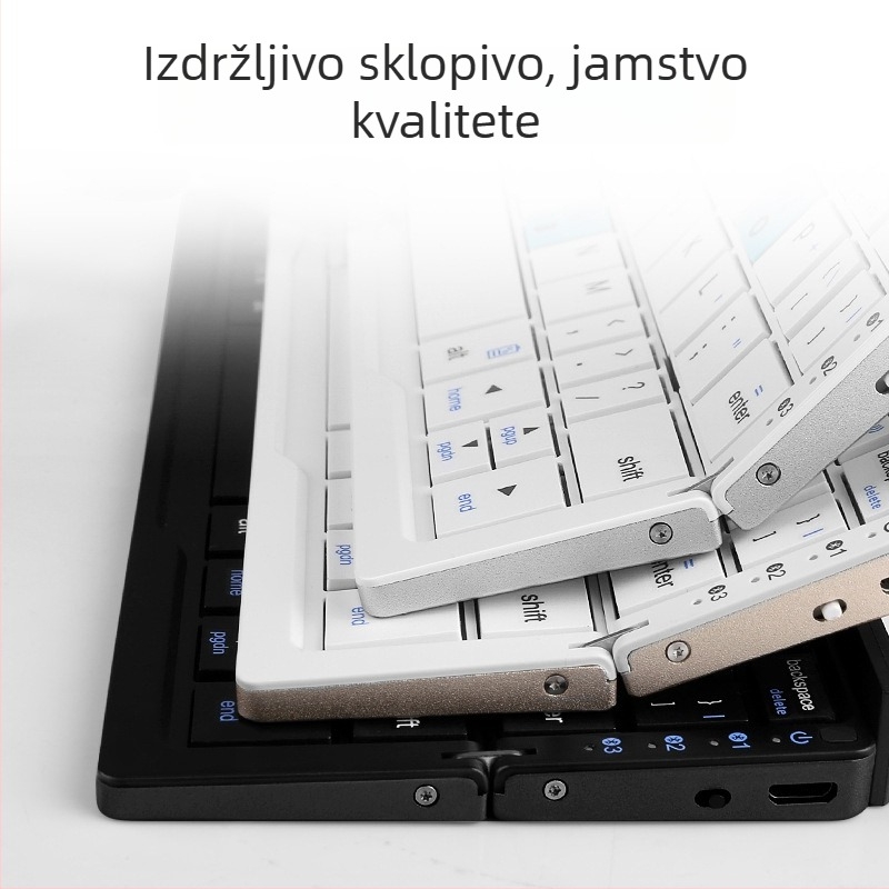 BOW HB199 Sklopiva Bluetooth Tastatura, Univerzalna Kompatibilnost, Bluetooth Sučelje, Ergonomski Dizajn, OEM Obrada