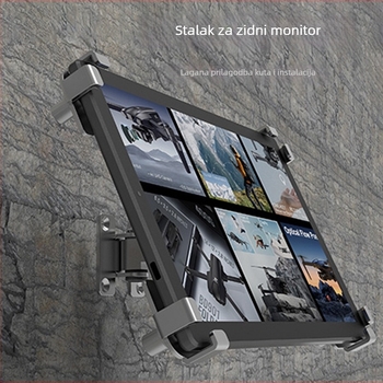 Držač za tablet od aluminijskog zlitka, zidni, protiv krađe, okretni, za iPad i Apple uređaje (AT100)