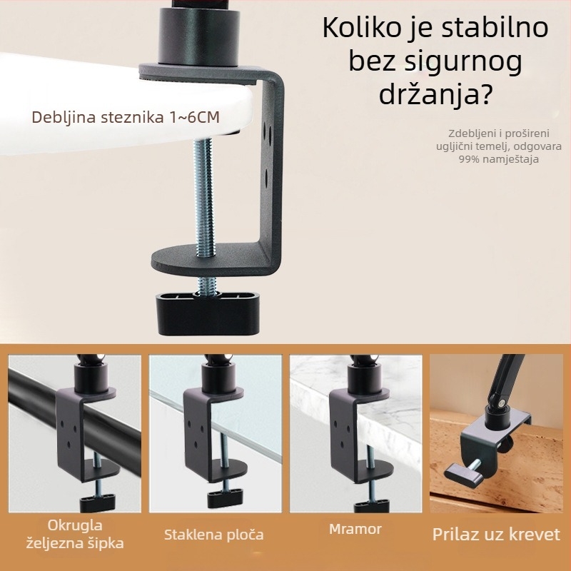 Rotirajući držač za tablet, model Bx-n07c2, univerzalna kompatibilnost s iPad/iPhone, težina 0,8 kg.