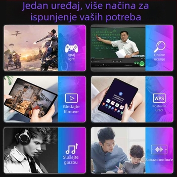 Android 5G tablet s SSD-om 500GB, IPS Retina zaslon, osmerjezgreni procesor (5G+Wi‑Fi, Android, osmerjezgreni, 500GB SSD, IPS Retina)