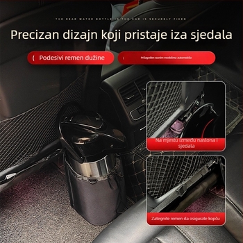 Torba za pohranu čajnika u automobilu, vodootporna tkanina, viseći dizajn uz stražnje sjedalo, uz bočnu stranu središnje konzole